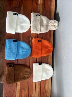Slouch Baby Knit Beanie Bundle – 6 Winter Hats